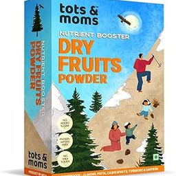 TOTS AND MOMS 100% Dry Fruits Powder For Kids With No Added Junk | 35% Almonds, 35% Cashews, 28% Pista, Saffron & Nutmeg | 100G-image-6