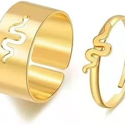 vembley Golden Silver Matching Love Couple Ring For Men And Women-picture-24