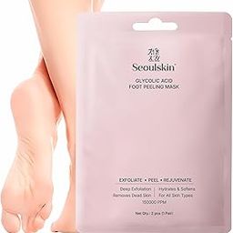Glycolic Acid Foot Peeling Mask, 150000 PPM (1 Pair) Korean Peeling & Exfoliating | Deep Exfoliation with Glycolic Acid, Hydrates & Softens, Removes Dead Skin, Cruelty-Free, Vegan, Paraben-Free Foot Peel Off Mask for All Skin Types-32