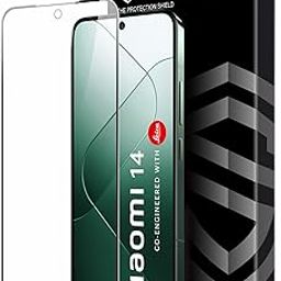 Skyddshield Military-Grade Gorilla Tempered Glass Compatible with Xiaomi 14 (6.36 Inch) With Installation Kit | Edge to Edge Coverage | Black-30