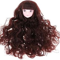 CALANDIS™ 1/6 BJD Head Sculpt with Brown Hair for Xinyi Doll Body Part DIY Accessories | Full Size, SD | Dollfie & BJDs | by Brand, Company, Character | Dolls-image-48