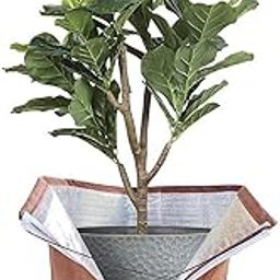 ATORSE Winter Flower Pot Protection Bag for Outdoor Fruit Trees Aluminum Film Liner 65cmx70cm-image-12