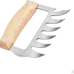 UJEAVETTE 2Pcs Heat Resistance Bear Claws Clamp Meat Claw BBQ for Shredding Tearing-picture-24