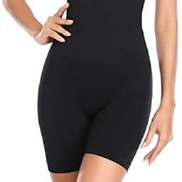 kroywen Women Body Shaper Tummy Control Shapewear High Waist Mid-Thigh Slimmer Shorts Underwear Butt Lifter Bodysuit Panties Shapewear Black-picture-20