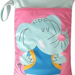 LOOM TREE® Diaper Pouch Portable Reusable Waterproof Infant Diaper Bag Diaper Organizer Elphant | Diapering | Diaper Bags-image-74