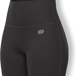 Women's 6" High Waist Biker Shorts - Workout Yoga Running Gym Compression Spandex Booty Shorts - Polyester Exercise-image-41