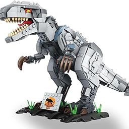 Lagertha 993 PCS Building Block Dinosaur, Dinosaur Toy Set Movable Dinosaur Building Kits for Children, Tyrannosaurus Rex Model Gift-image-6