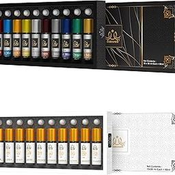 Noorson Ibadat & Classic Attar Perfume Gift Set – Alcohol-Free, Long-Lasting Fragrance – 20 x 6ml (Set of 2)-image-57