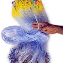 3 Finger Fishing net 70mm Kathi jaal mud sinkers-9