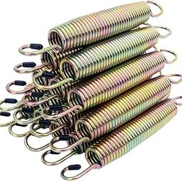 Replacement Trampoline Springs for Rebounder Heavy-Duty, Metal Rust Resistant & Long-Lasting for Exercising Trampoline Springs Galvanized Steel, Multi-Coloured, Set of Multiple (4, 145mm)-image-44