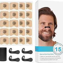 Magnetic Nasal Strips for Snoring Relief and Better Breathing – 15-Day Supply, Non-Invasive and Drug-Free Anti-Snore Aid for Peaceful Sleep and Sports Use-image-99
