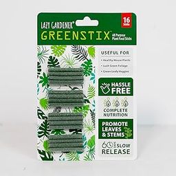 Lazy Gardener GreenStix Plant Fertilizer Sticks | Green Sticks for Home Garden | Organic Fertilizer for Indoor & Outdoor Plants (Pack of 16)-image-16