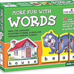 Creative Educational Aids P. Ltd. Birds; Animals Cat Word Puzzle for kids,Multicolor-28