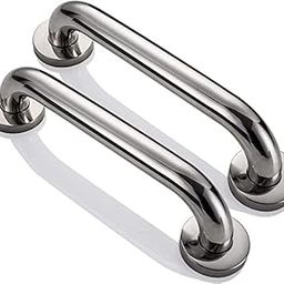 GKP Heavy Duty Stainless Steel Grab Bar,Steel Handle for Bathroom Support,Bathroom Grab Rod,Safety Rod for Elderly Peoples, Hand Support Bar,Balance Handle Rod,Wall Mounted.Set of 2 (9 inch)-picture-31