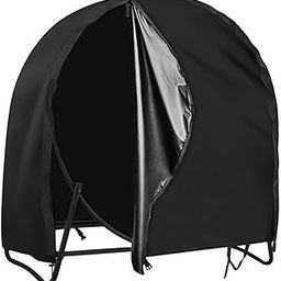 Log Rack Cover Sun Protection Waterproof Easy to Use Firewood Hoop Cover-image-8