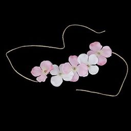 Wedding Bridemaid Flower Girl Wrist Flower Pink White-image-7