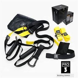 ELBME® P3-3 Pro Suspension Trainer Kit Trx Sling Set ALL-IN-ONE OKJ Perfect for Travel and Working Out Indoors Durability and extension training can effectively burn fat and improve heart and muscles-26
