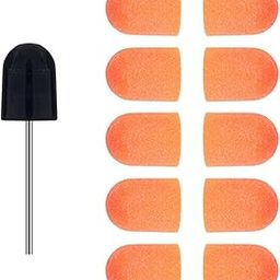 Bnf® Nail Sanding Caps Bands Electric Drill Tools Drill kits for Salon Orange 120 | Nail Care, Manicure & Pedicure-image-12
