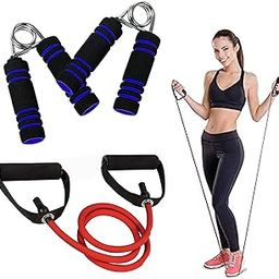 Exercise Equipment Resistance Tube & Hand Gripper for Gym Workout Hand to Use in Home for Finger Exercise Power Gripper-image-21