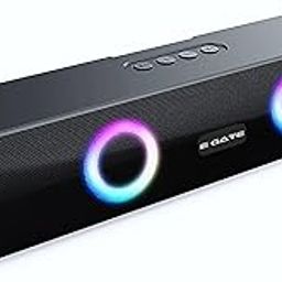 E GATE C210 | 20W Bluetooth Speaker Soundbar, Dual Drivers + Dual Passive Radiator for Extra bass, RGB Light, Upto 12 Hr Backup from 2000mah Battery, Call Function, TWS, Aux, USB, FM - eGate Sound bar-29
