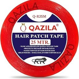 Qazila Hair Patch Tape| Hair Wig Tape| Double-sided| Waterproof| Transparent| For Base Protection & Easy Cleanup| Maximum hold upto 2 days| Very Low Residue Tape-44