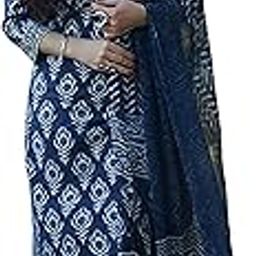 Women Viscose Printed Kurti Pant and Dupatta Set-picture-48