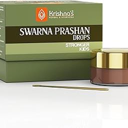 Krishna's Swarnaprashan Drops for Kids – Natural Health Tonic for Growth & Development | Herbal Formula for Better Energy | Safe & Effective - 10 g (Pack of 1)-17