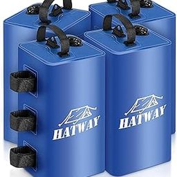 Hatway Canopy Water Weight Bag,88 LBS Water Tent Weights Set of 4 Leg Weights for Pop Up Canopy,Gazebo,Canopies,Tent-4 * 10L-Blue-picture-14