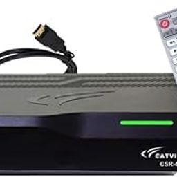 Catvision Free to Air HD Set Top Box | 115+ TV Channels Lifetime Free | Watch YouTube on TV | DD FreeDish WiFi Set Top Box | HDMI Cable-24