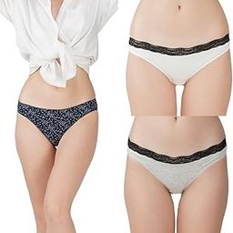 Women?s Premium Cotton Panties | Antimicrobial & Breathable | Everyday Comfort with Amazing Fit | Soft Fabric Innerwear for All-Day Freshness & Hygiene | Bikini | Pack of 3 |-image-48