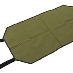 Firewood Carrier Bag Canvas Garden Fireplace Firewood Logging Large Canvas Firewood Carrier Log Bag For Garden Fireplace (Green)-image-20
