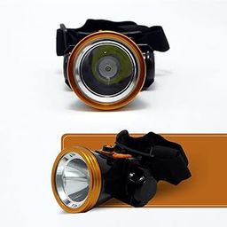 TEQO Rechargeable Headlamp | 20 Watts LED Headlamp with Adjustable Beam | Waterproof, Anti-Slip Headband, 1200mAh Battery, Long-Range 500m (Black)-31