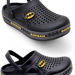 Batman Men's Mysterious Clogs with Authentic Batman Charms and Adjustable Back Strap-11