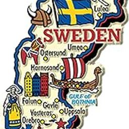TC The Customizers Set of 1 Sweden Printed Fridge Magnet Set | Magnet for Fridge Decoration | Fridge Magnets Refrigerator Stylish Set Kitchen | Funny Fridge Magnets-10