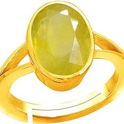 Certified Unheated Untreatet 3.25 Ratti 2.75 Carat A+ Quality Natural Yellow Sapphire Pukhraj Gemstone Ring for Women's and Men's-image-37