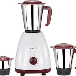 NeuOn Elite 500 Watt Mixer grinder for Kitchen with 3 Jars Countertop Blender with 3 Speed Levels Stainless Steel Blade Multipurpose Grinding Wet & Dry Masala Chutney and Smoothie-17