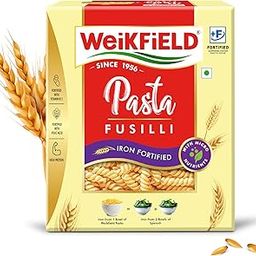 Weikfield Fusilli Pasta | Healthy Pasta Made With 100% Durum Wheat Semolina | No Maida | Rich in Protein & Fibre | 100% Vegetarian | 400g Pouch-image-14