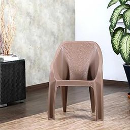 Cello Plastic Dynamo Arm_Rest Chair, Relaxing (Brown)-25