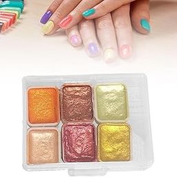 HEAVENGLOW Nail Pigment Palette Painting Watercolor Pigment for Nail Art Diy Home style D-image-31
