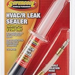 TSI Supercool 28399 HVAC Leak Stop 2-oz. Syringe (60 mL) with Application Hose, 2. Fluid_Ounces-image-0