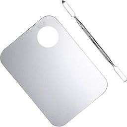 Glamezone Nail Art Palette Cosmetic Makeup Mixing square Plate for women and girls-picture-14