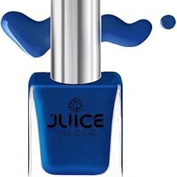 JUICE Quick-dry, Long Lasting, Chip Resistant, Gel Finish, High Gloss, F&D APPROVED COLORS & PIGMENTS Nail Polish | Sapphire Blue - 272-13