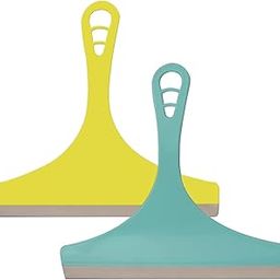 Pivalo Kitchen Platform & Glass Squeegee Wiper All-Purpose Cleaning Windows Car Windshield Bathroom Mirrors Table Cleaner (Set of 2, Random Colours)-10