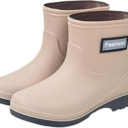 The Style Sutra Women Mid Calf Rain Boots Stylish for Backpacking Camping Outdoor Activities 37 Shoes | Womens Shoes | Boots-image-40