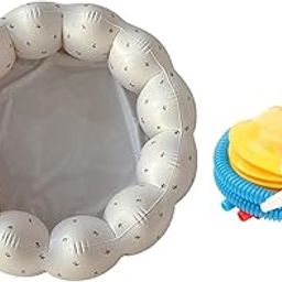 ATORSE Petal Inflatable Baby Pool with Pump Baby Pool for Indoor Girls Boys-image-86