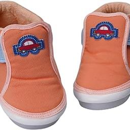 neska moda Baby Boys & Girls Cotton Hook & Loop Chu Chu Musical Shoes/Booties For 6 To 24 Months -BT4267-picture-5
