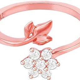 925 Silver Rose Gold Floral Glory Ring, Adjustable | Gifts for Women and Girls | With Certificate of Authenticity and 925 Stamp | 6 Month Warranty*-image-69
