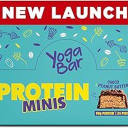 Yogabar Protein Minis, 4g Protein Bar (24 Bars, Choco Peanut Butter) | Dark Chocolate Bar with no Trans Fat | Healthy Snacks for Kids & Adults | Peanut filled Chocolate Box | Rich in Protein & Fiber-21