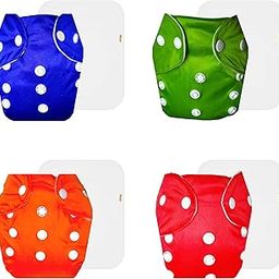 Dumbledo Lite Cloth Diaper with Cotton Insert (Pack of 4) | Soft & Gentle | Reusable & Washable | Travel Friendly | All-Day Wear | 3 Months – 2 Years | Unisex Baby-picture-9