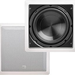 OSD Audio Osd 8" In Wall Subwoofer 150W Easy Install,Paintable Grill Iws8,Multicolor-image-2